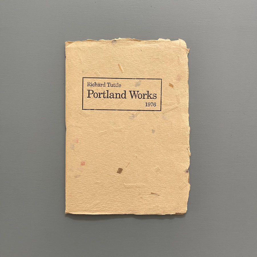 Richard Tuttle - Portland Works 1976 - Galerie Karsten Greve 1988 - Saint-Martin Bookshop