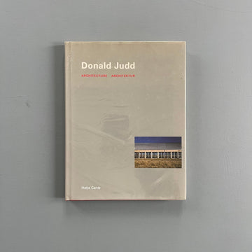 Donald Judd - Architecture Architektur - Hatje Cantz 2003 - Saint-Martin Bookshop