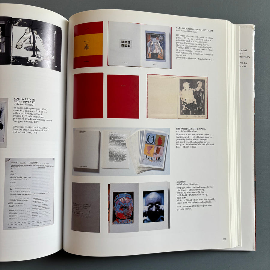 Dieter Roth - Books + Multiples - Hansjörg Mayer 2004 - Saint-Martin Bookshop