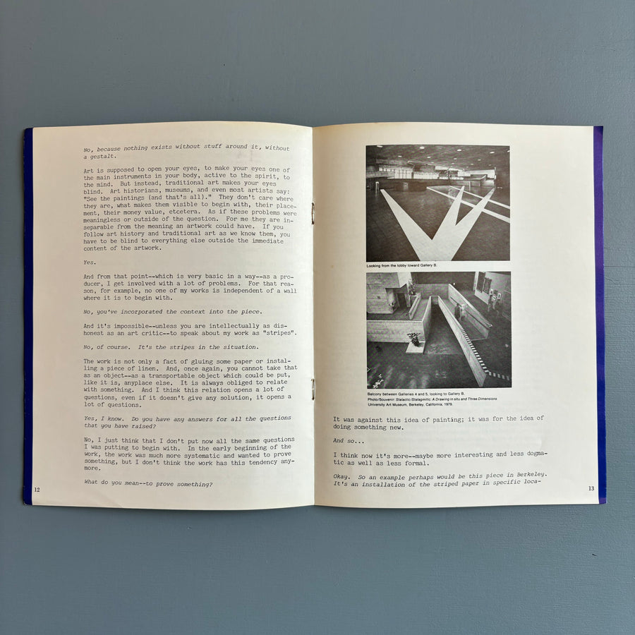 Daniel Buren - View Vol. I No. 9 February 1979 - Saint-Martin Bookshop