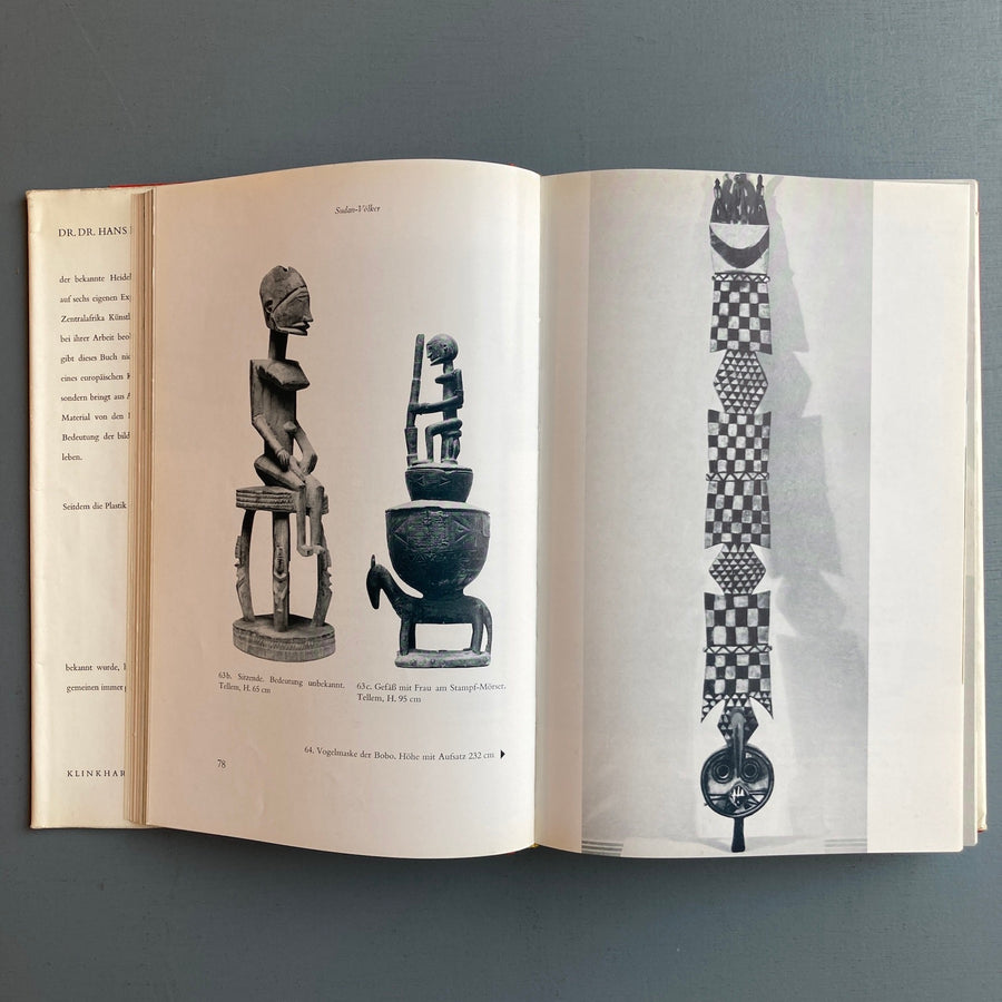 Hans Himmelheber - Negerkunst und Negerkünstler - K&B 1960 - Saint-Martin Bookshop