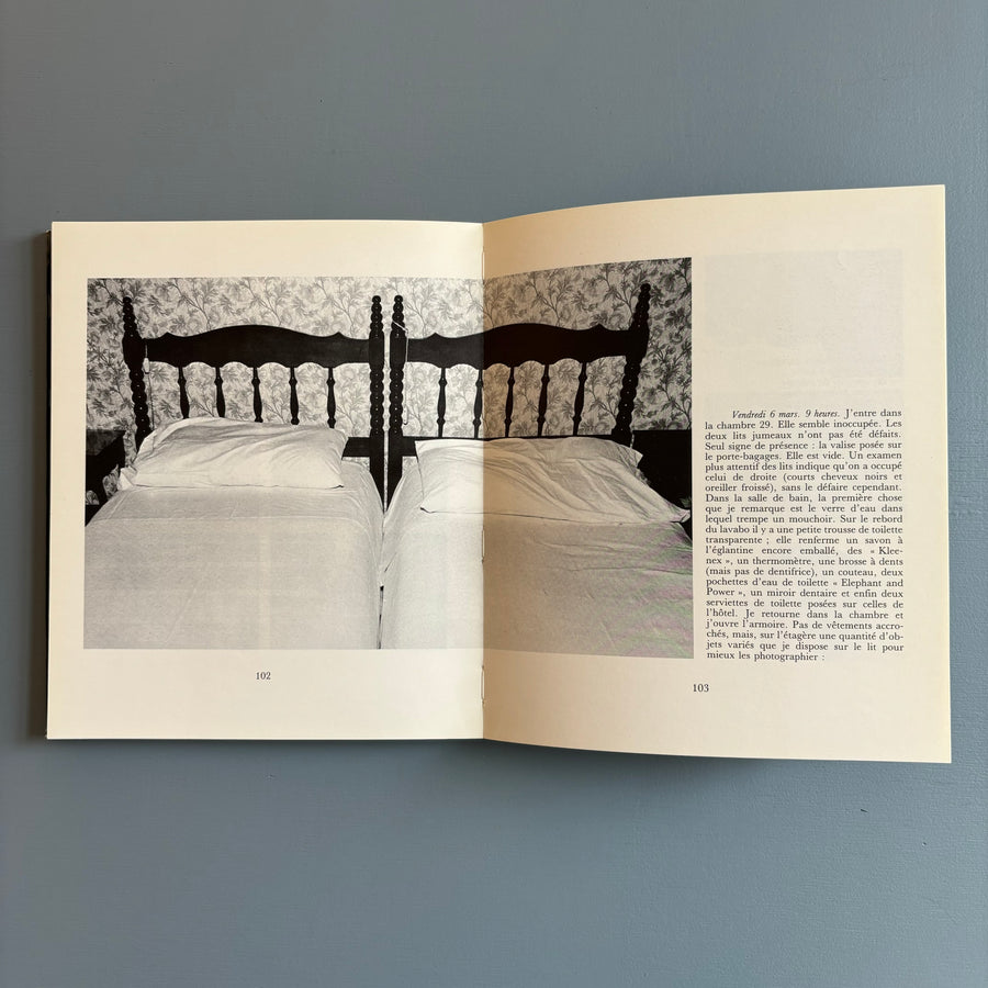 Sophie Calle - L'hotel - Editions de l'étoile 1984 - Saint-Martin Bookshop