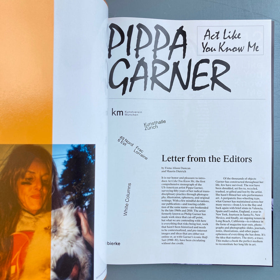 Pippa Garner - Act like you know me - Bierke Books 2023 - Saint-Martin Bookshop
