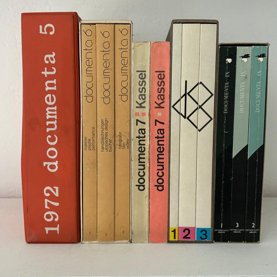 Documenta 5 to Documenta 9 - Original catalogs from 1972 to 1992 - Saint-Martin Bookshop