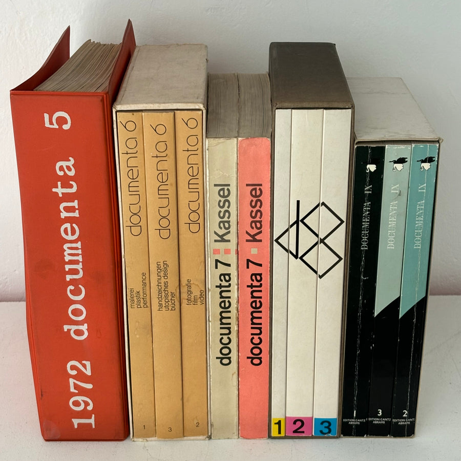 Documenta 5 to Documenta 9 - Original catalogs from 1972 to 1992 - Saint-Martin Bookshop