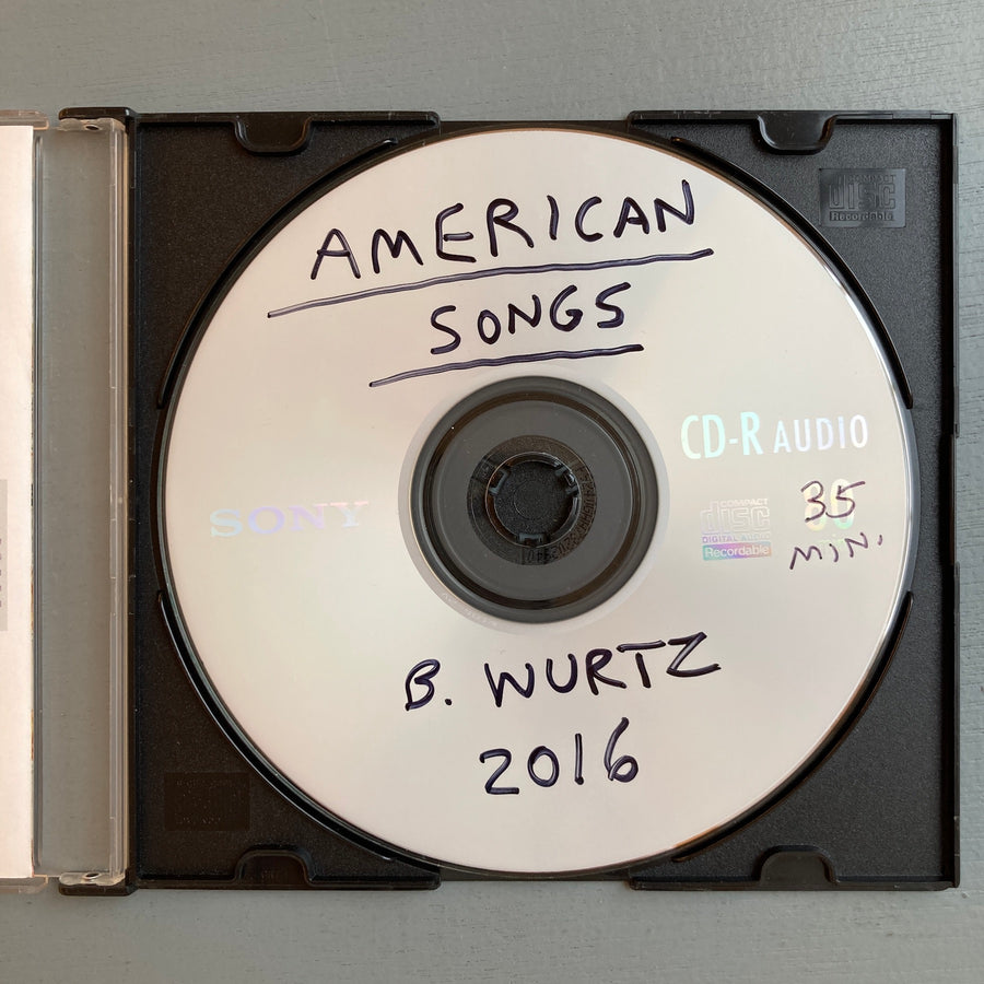 B. Wurtz - American Songs CD 2016 - Saint-Martin Bookshop