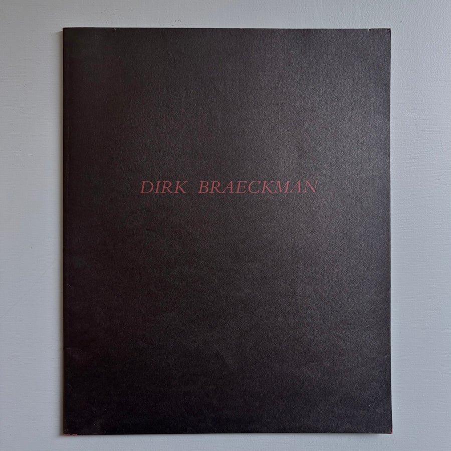 Dirk Braeckman - Gent 1992 - Saint-Martin Bookshop