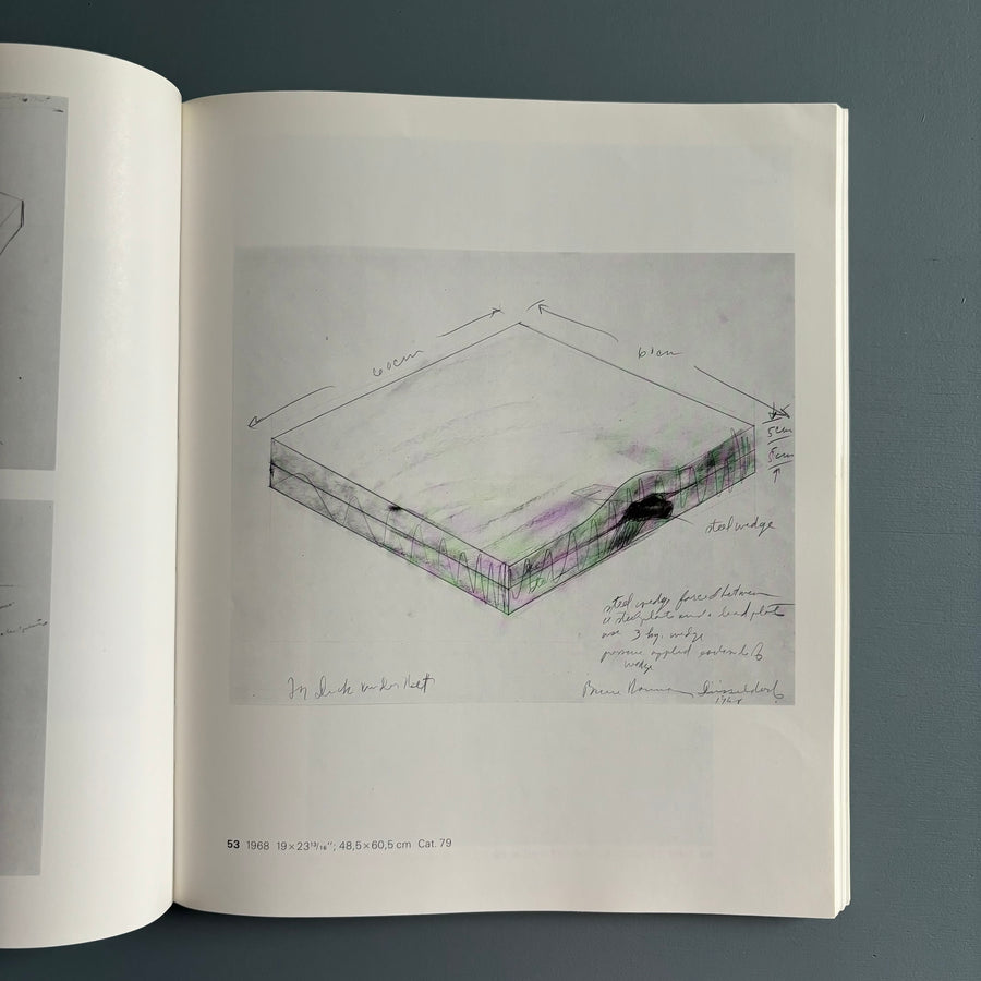 Bruce Nauman Drawings Zeichnungen 1965-1986 Kunstmuseum Basel 1986 - Saint-Martin Bookshop