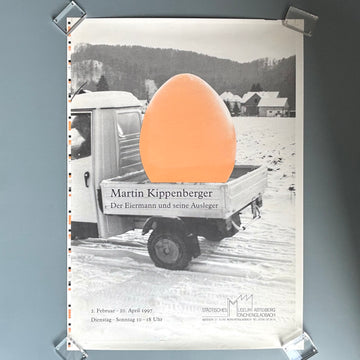 Martin Kippenberger - Der Eiermann und seine Ausleger poster - Museum Abteiberg 1997 - Saint-Martin Bookshop