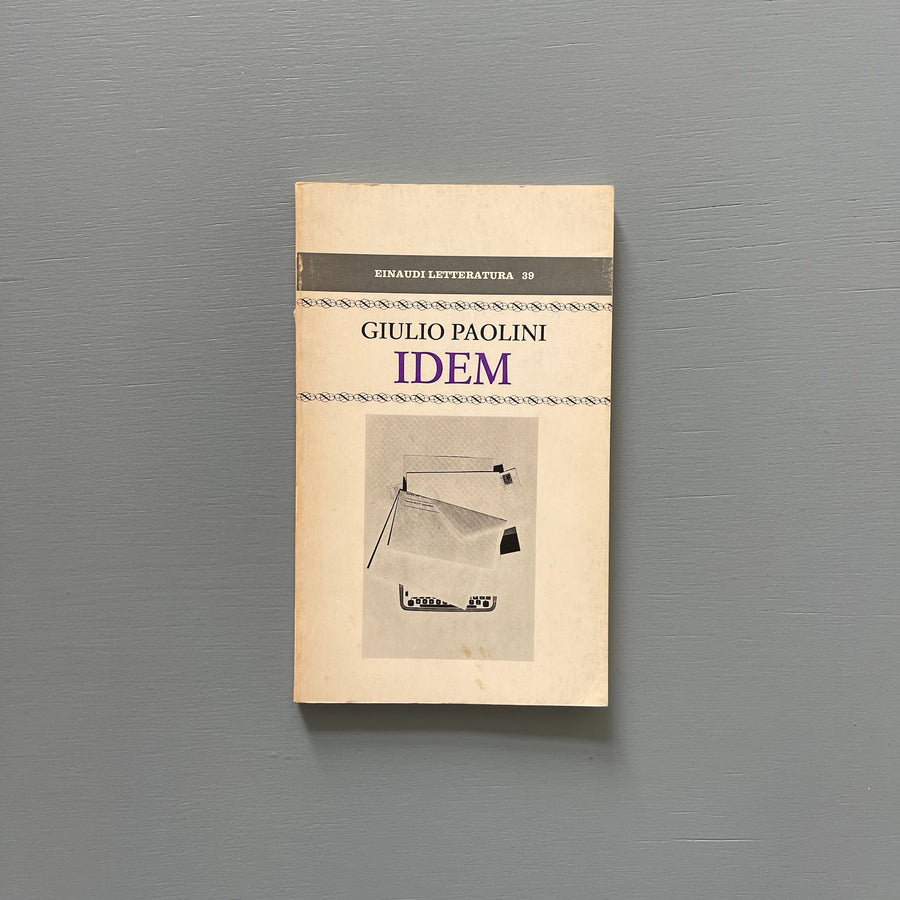 Giulio Paolini - Idem - Einaudi 1975 - Saint-Martin Bookshop