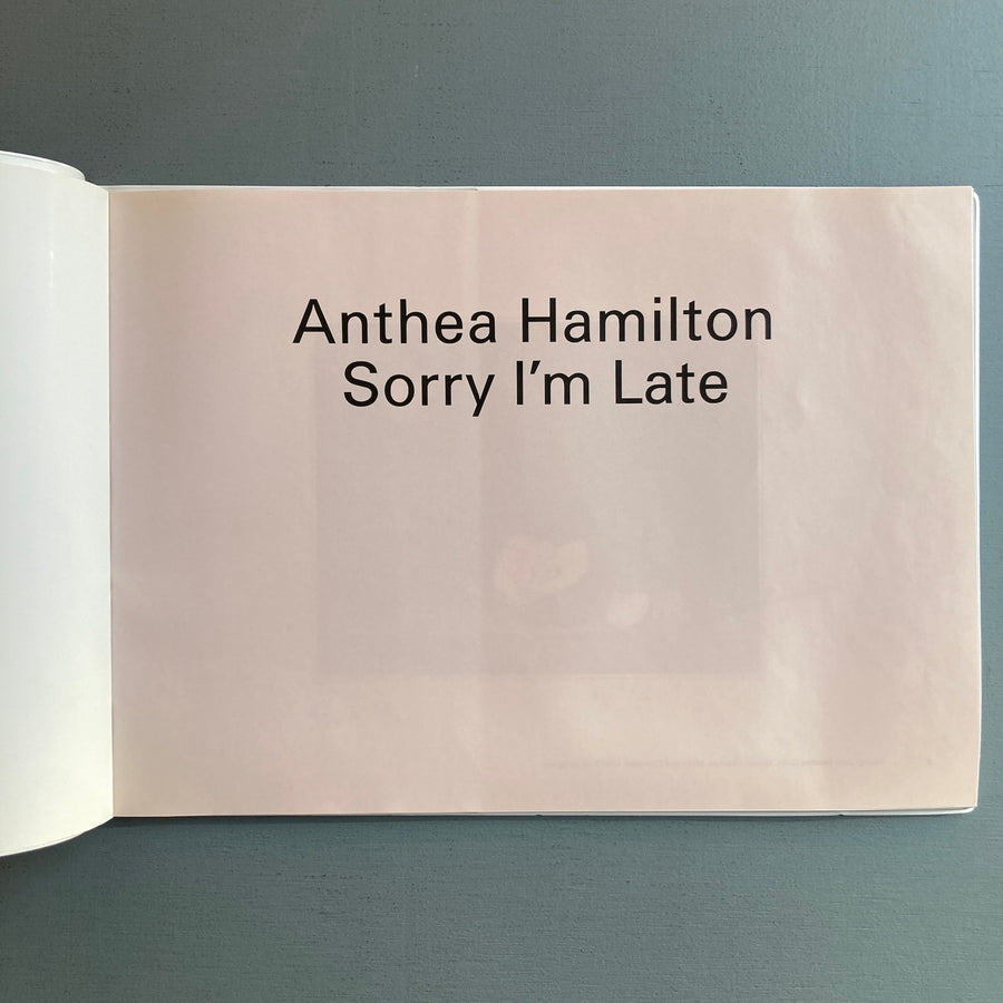 Anthea Hamilton - Sorry I'm Late - firstsite 2012 - Saint-Martin Bookshop
