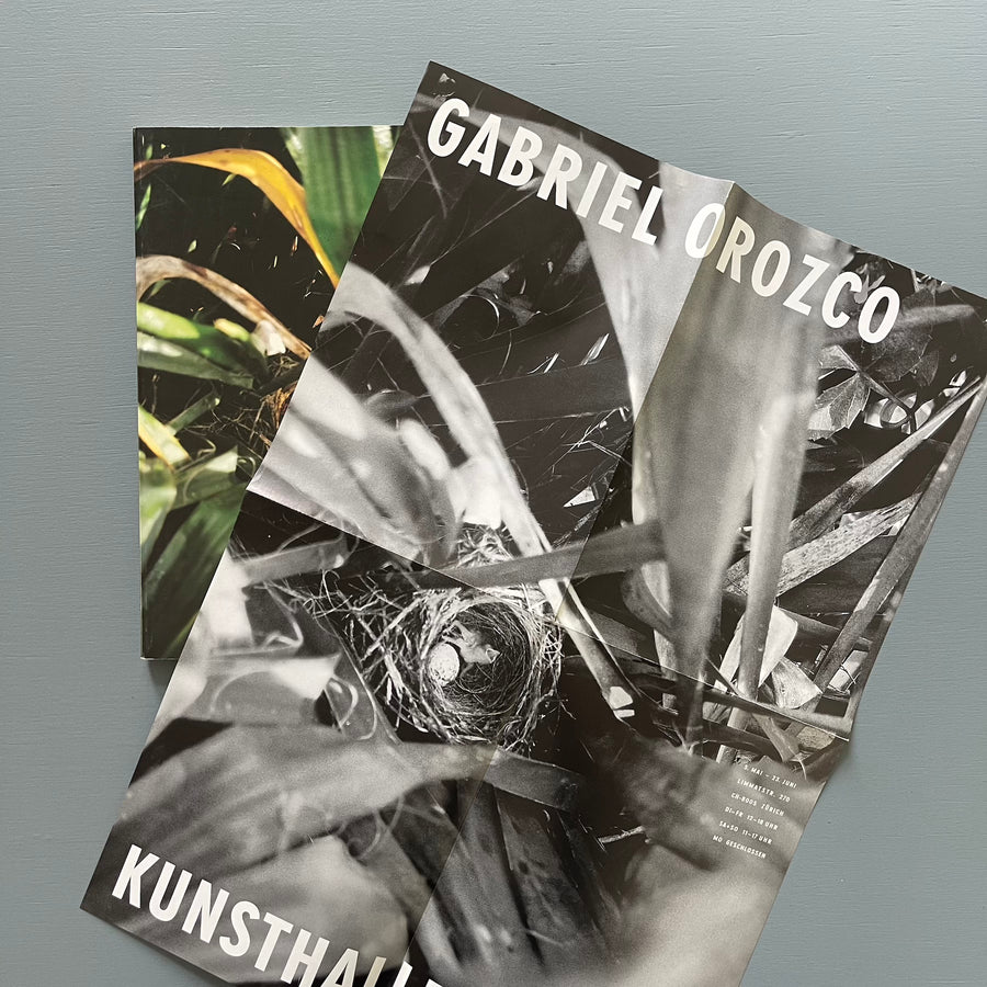 Gabriel Orozco & poster - Kunsthalle Zurich 1996 - Saint-Martin Bookshop