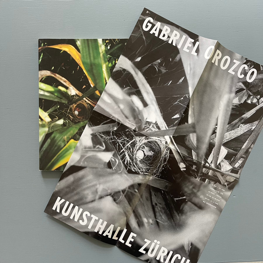 Gabriel Orozco & poster - Kunsthalle Zurich 1996 - Saint-Martin Bookshop