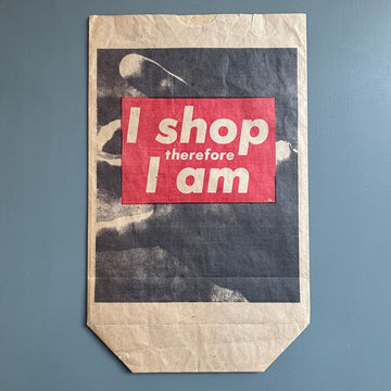 Barbara Kruger - I shop therefore I am (paper bag) - Kölnischer Kunstverein 1990 - Saint-Martin Bookshop