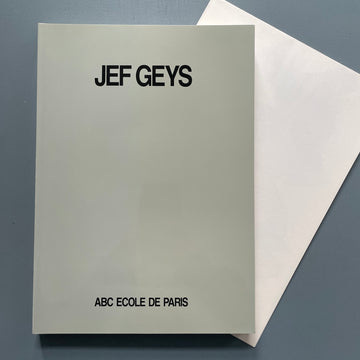 Jef Geys (signed & numbered & poster) - ABC Ecole de Paris 1990 - Saint-Martin Bookshop