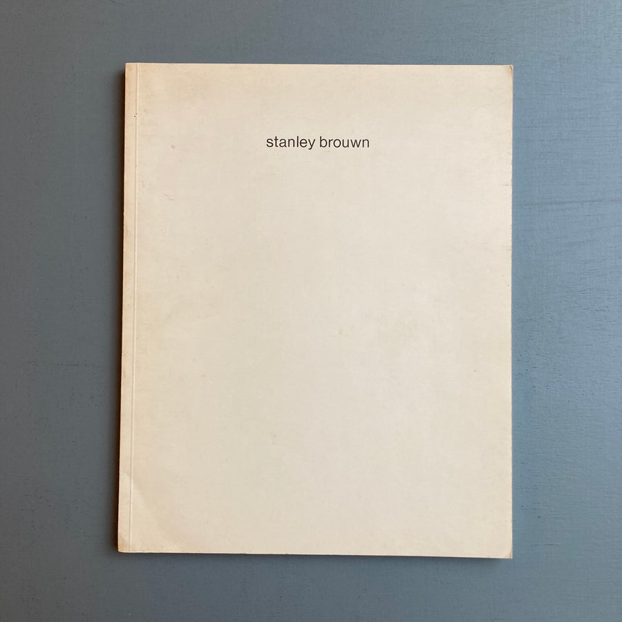 Stanley Brouwn - David Röel-Prijs - Prins Bernhard Foundation 1980 - Saint-Martin Bookshop