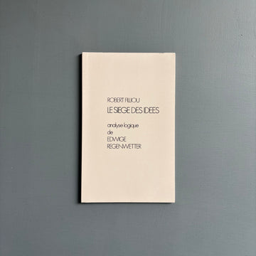 Robert Filliou - Le siège des Idées - Editions Lebeeer Hossmann 1977 - Saint-Martin Bookshop