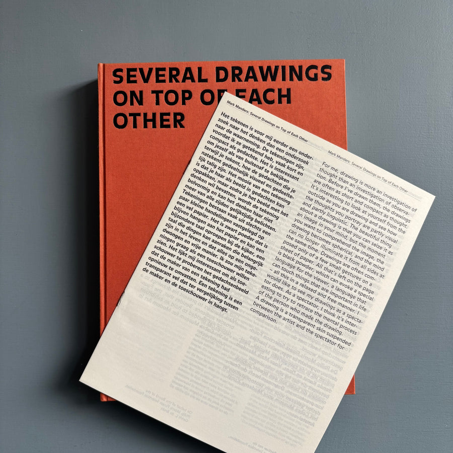Mark Manders - Several Drawings on top of each other - Roma Publications 2002 - Saint-Martin Bookshop