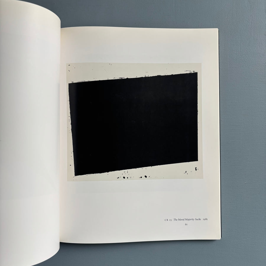 Richard Serra - Druckgrafik Prints Estampes - Heinrich Winterscheidt 1999 - Saint-Martin Bookshop