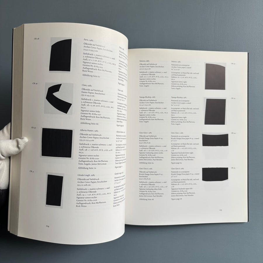 Richard Serra - Druckgrafik Prints Estampes - Heinrich Winterscheidt 1999 - Saint-Martin Bookshop