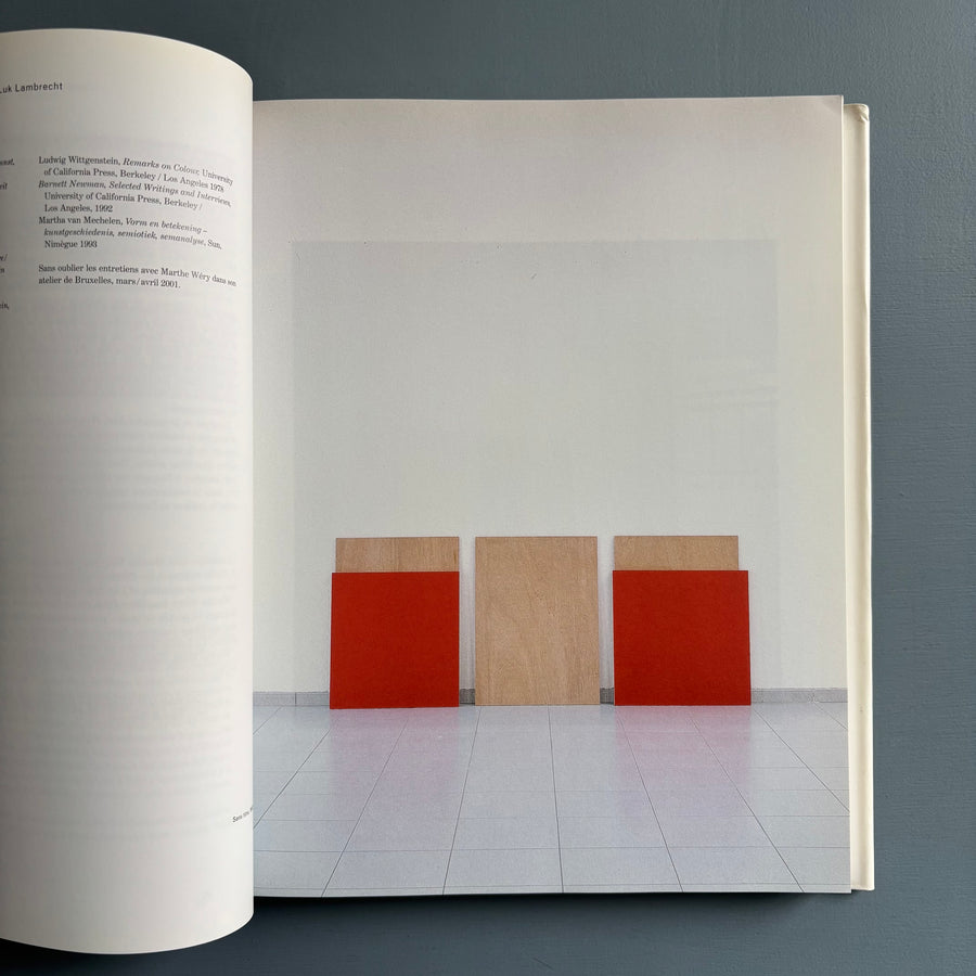 Marthe Wéry - Penser en peinture (1968-2000) - Ludion 2001 - Saint-Martin Bookshop