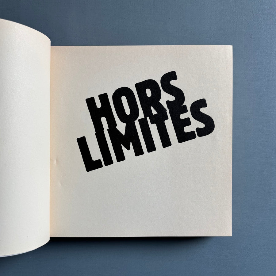 Hors Limites, l'art et la vie 1952-1994 - Centre Georges Pompidou 1994 - Saint-Martin Bookshop