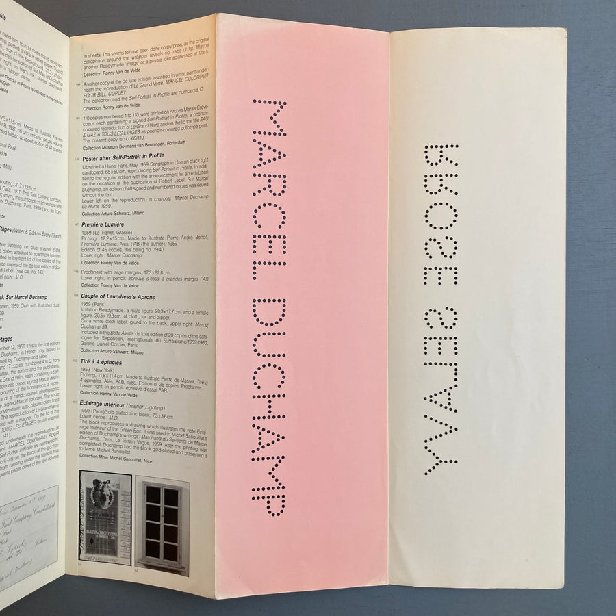 Marcel Duchamp/Rrose Selavy - Ronny Van De Velde 1991 - Saint-Martin Bookshop