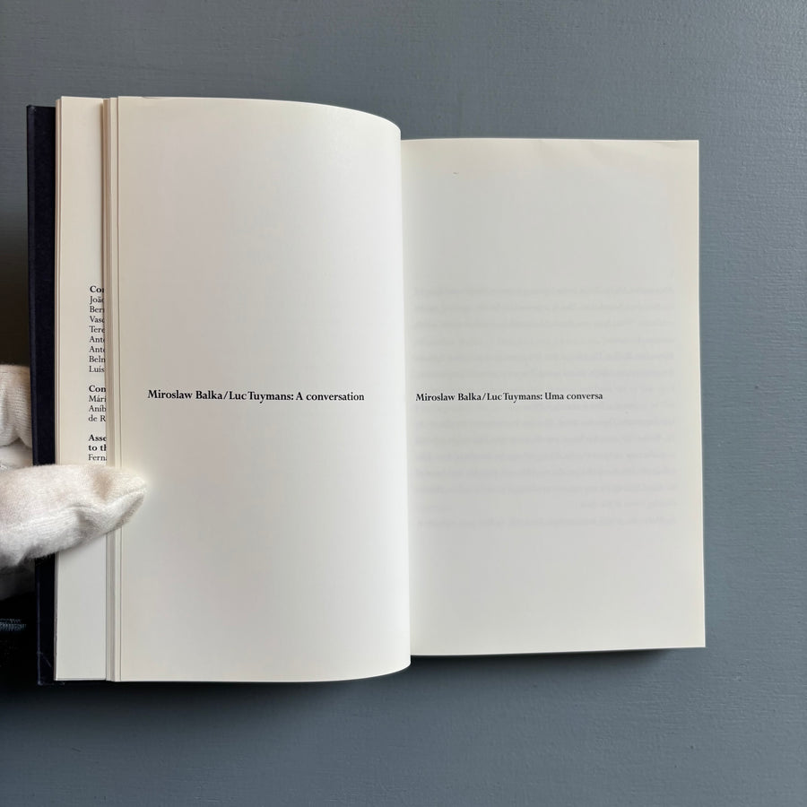 Luc Tuymans/Miroslaw Balka - Privacy - Fundaçao de Serralves 1998 - Saint-Martin Bookshop