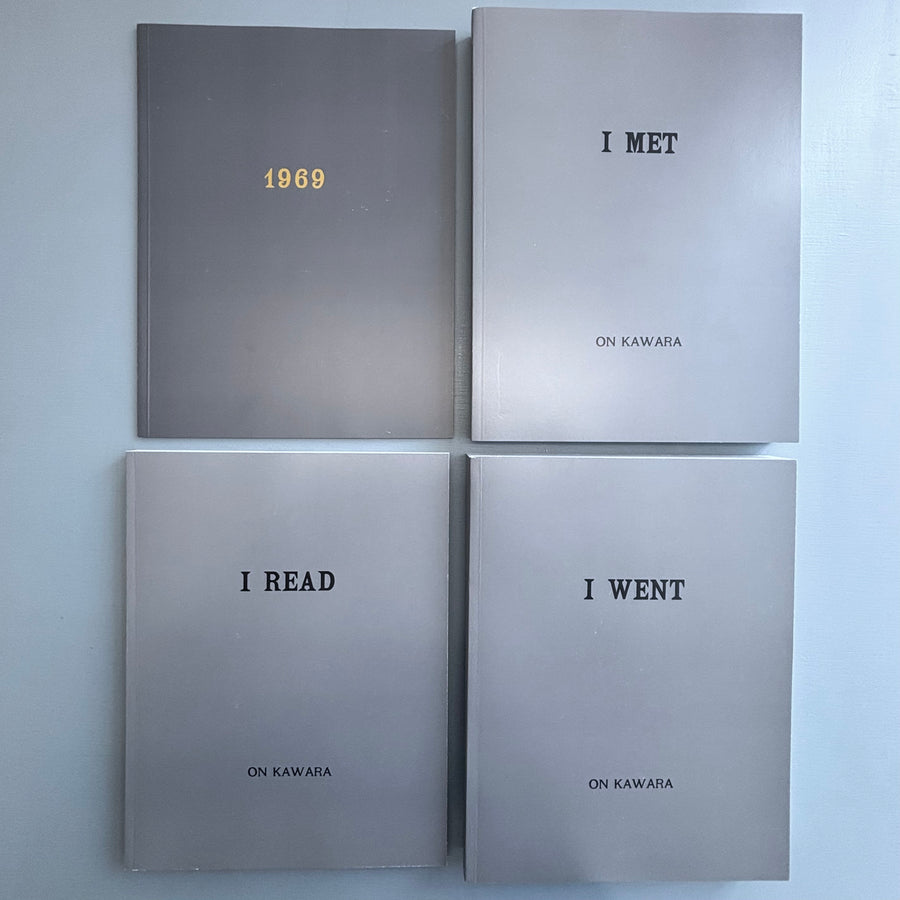 On Kawara - I Went, I Met, I Read, Journal, 1969 - König 1992 - Saint-Martin Bookshop