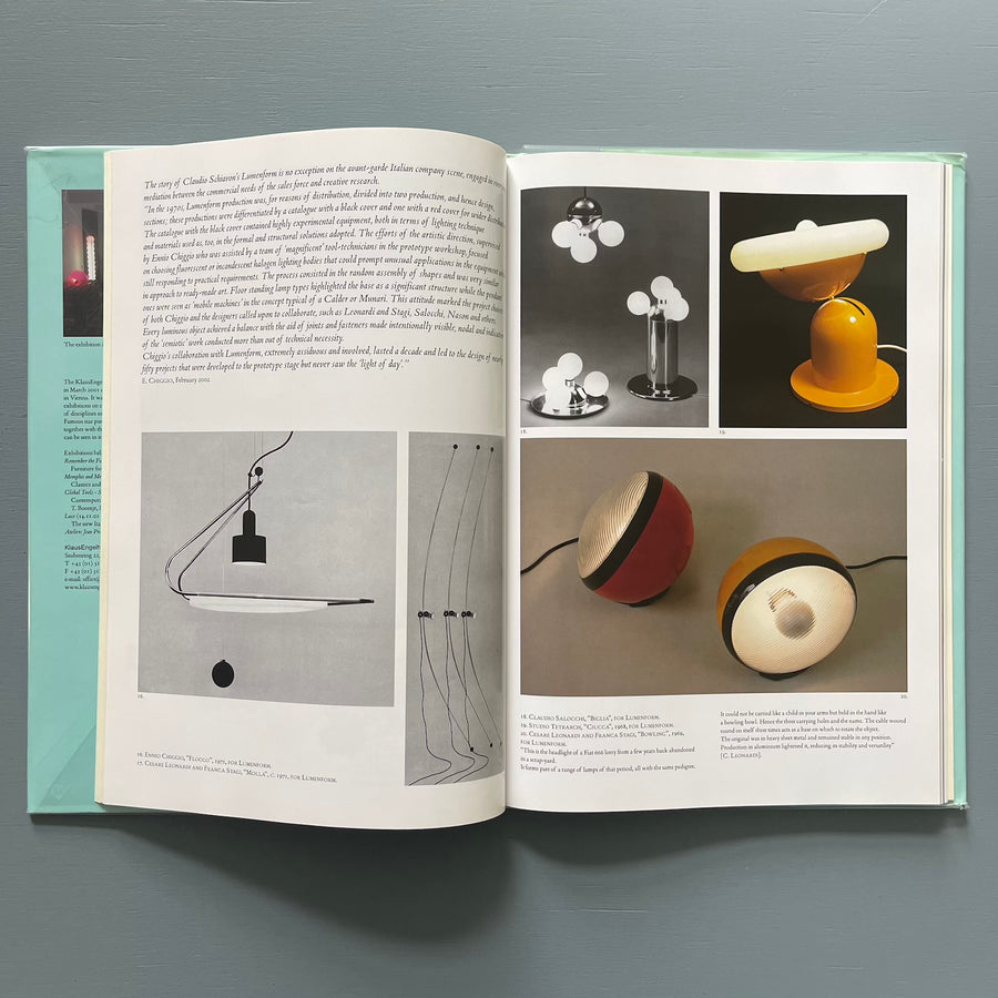 Light - Lamps 1968-1973: New Italian Design - Umberto Allemandi 2002 - Saint-Martin Bookshop