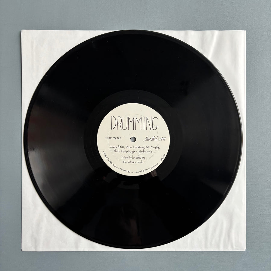 Steve Reich - Drumming - John Gibson + Multiples US 1971 - Saint-Martin Bookshop