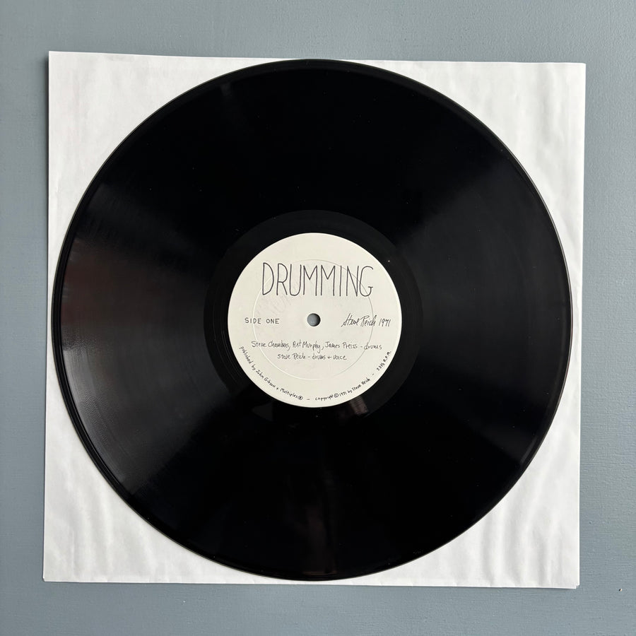 Steve Reich - Drumming - John Gibson + Multiples US 1971 - Saint-Martin Bookshop