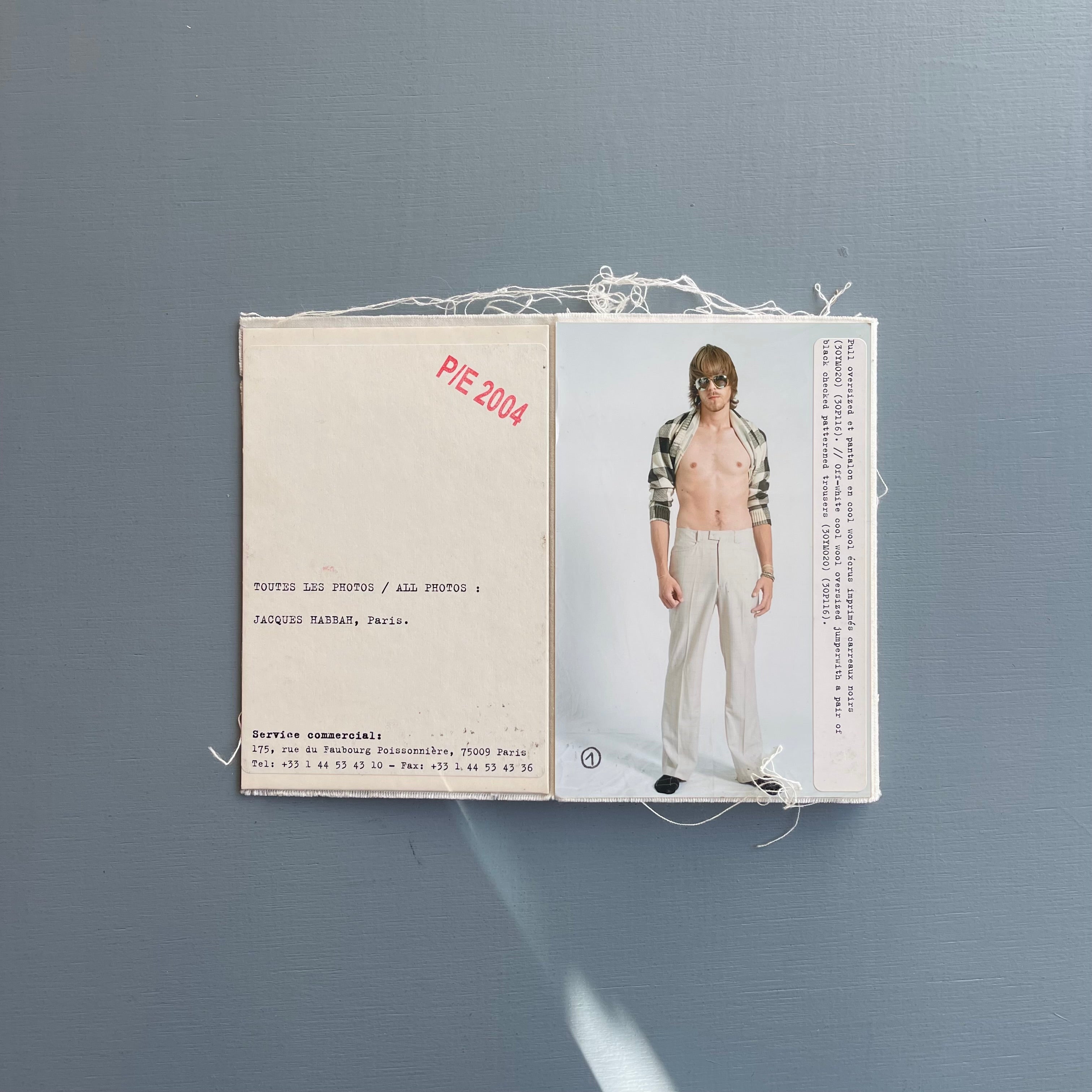 Maison Martin Margiela - Men S/S 2004 - Saint-Martin Bookshop