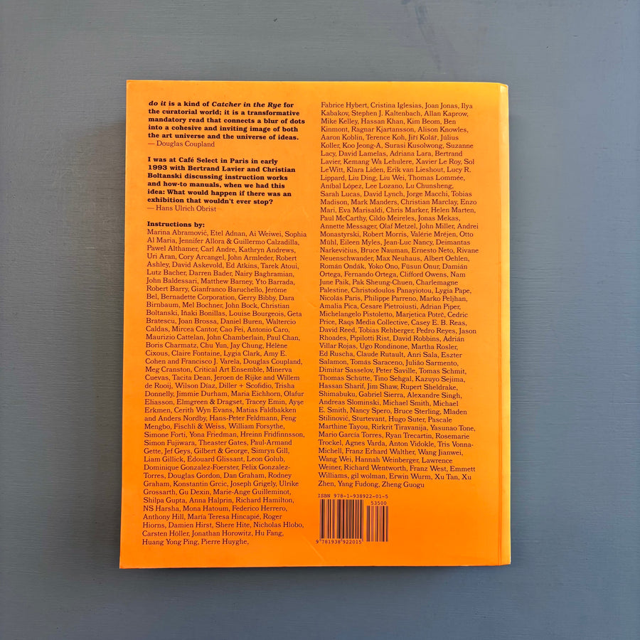 Hans Ulrich Obrist - Do it: The Compendium - Independent Curators International 2013 - Saint-Martin Bookshop