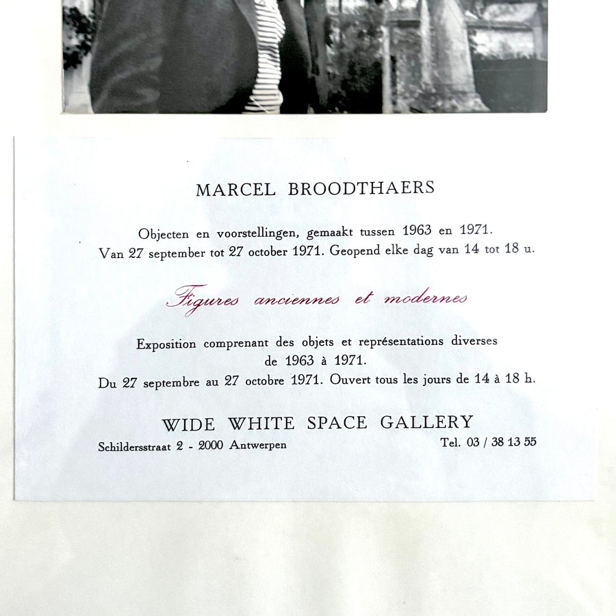 Marcel Broodthaers - “Figures anciennes et modernes