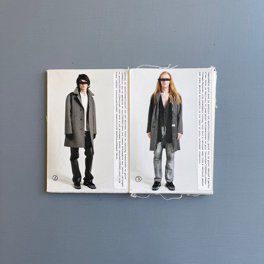 Maison Martin Margiela - Lookbook Men - F/W 2003-2004 - Saint-Martin Bookshop