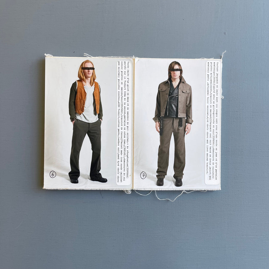 Maison Martin Margiela - Lookbook Men - F/W 2003-2004 - Saint-Martin Bookshop