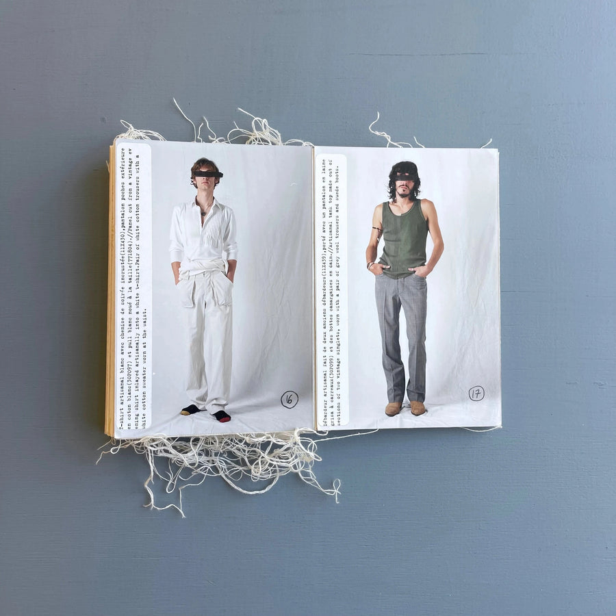 Maison Martin Margiela - Lookbook Men S/S 2003 - Saint-Martin Bookshop