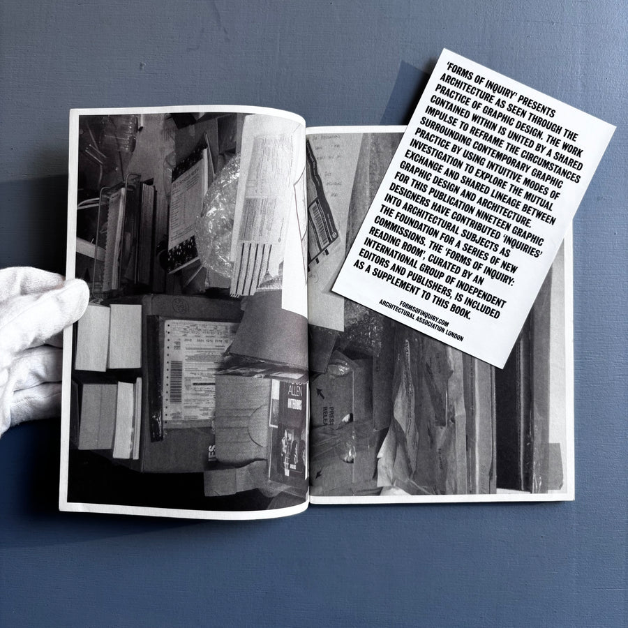 Forms Of Inquiry: The Architecture Of Critical Graphic Design - Architectural Association London 2007 - Saint-Martin Bookshop