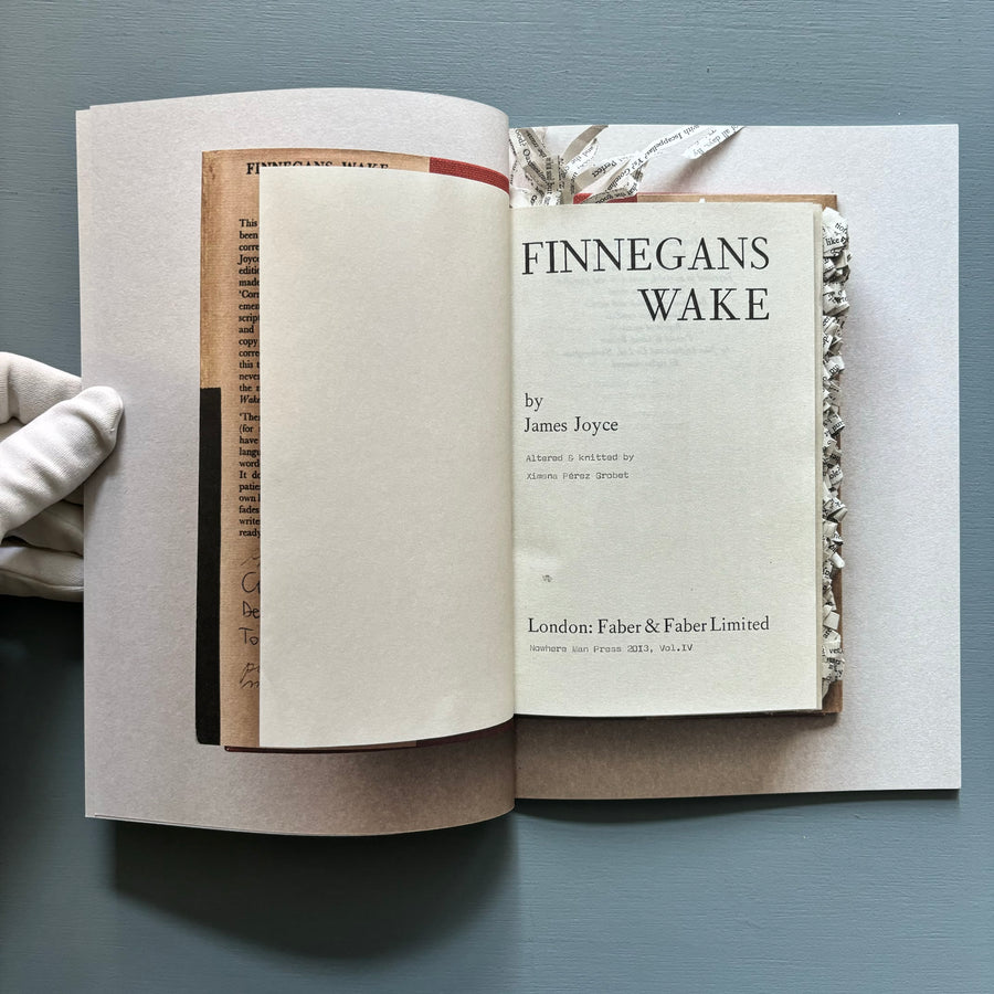 Reading Finnegans Wake by Ximena Pérez Grobet - Facsimile Edition - Nowhereman Press 2022 - Saint-Martin Bookshop