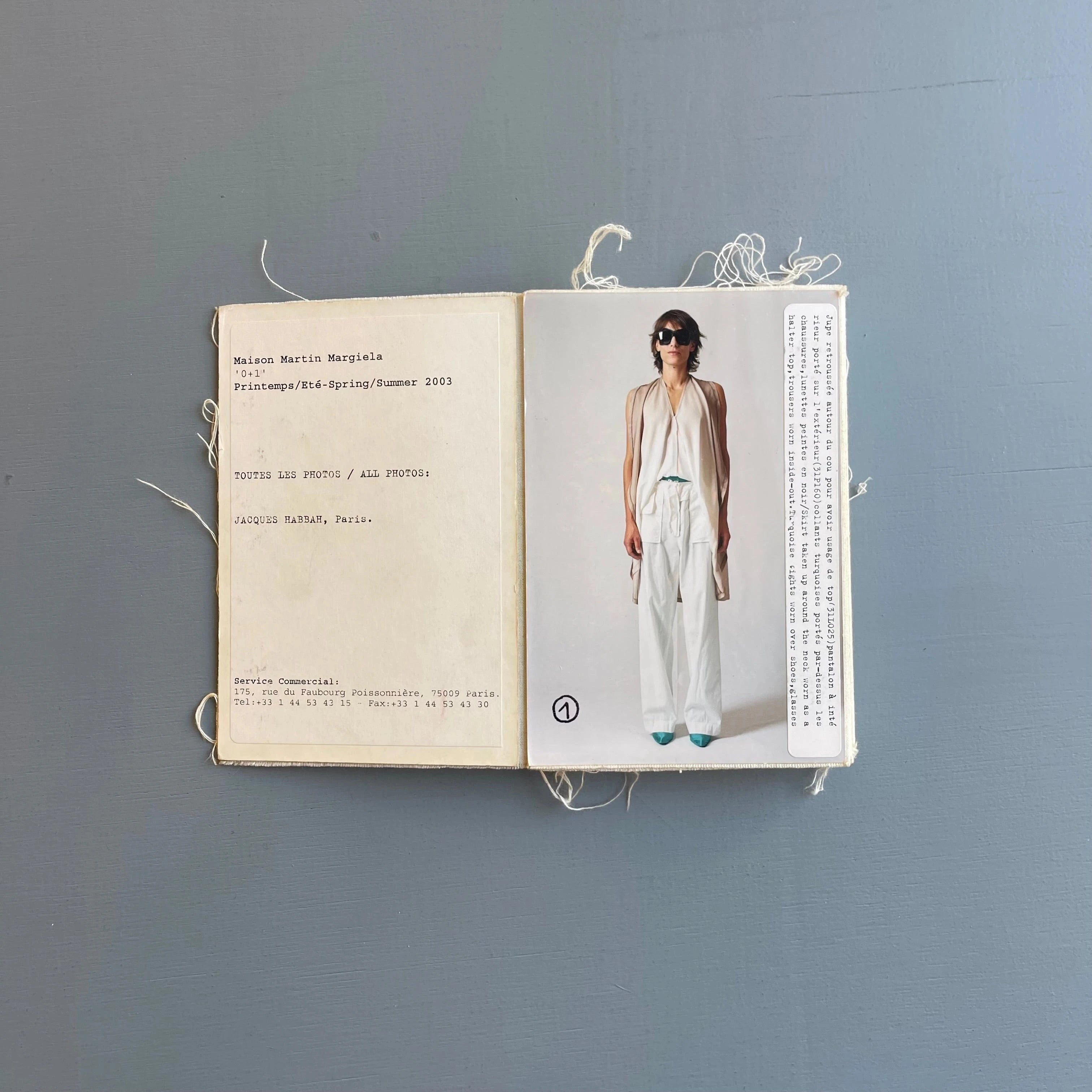 Maison Martin Margiela - Women S/S 2003 - Saint-Martin Bookshop
