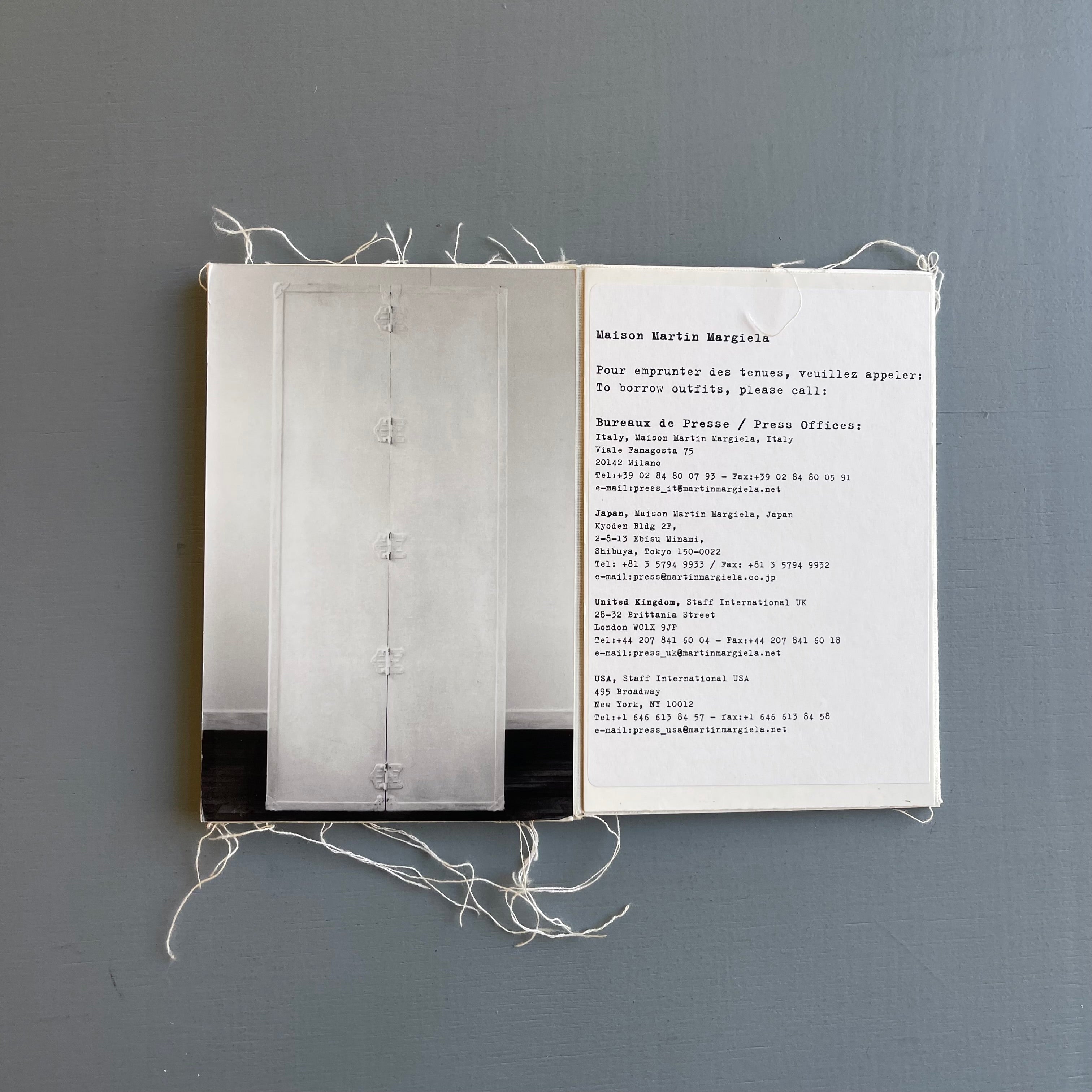Maison Martin Margiela - Women S/S 2006 - Saint-Martin Bookshop