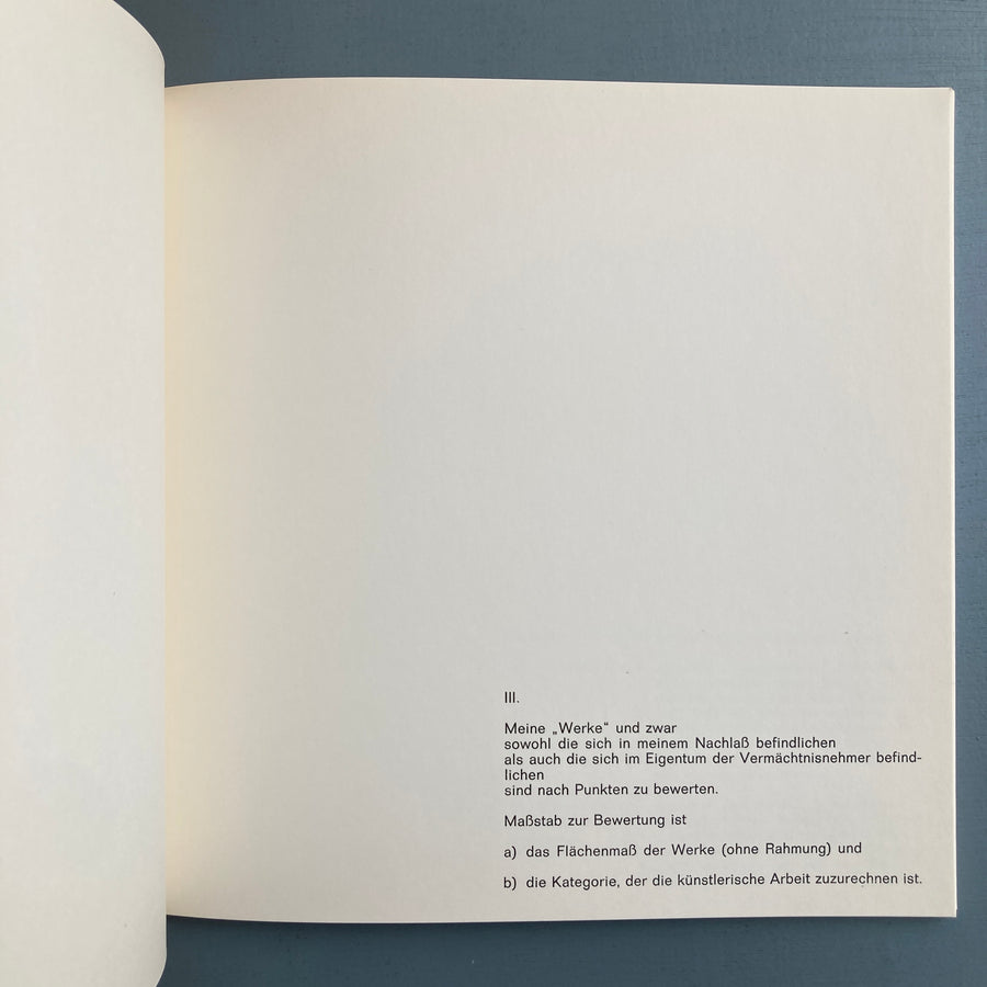 Arnulf Rainer - Vermächtnis - Hake Verlag 1972 - Saint-Martin Bookshop