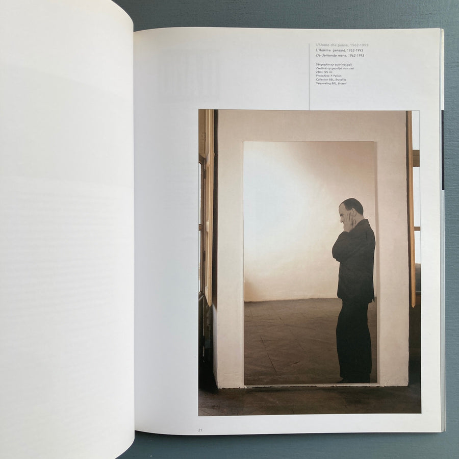 Michelangelo Pistoletto - L'homme pensant - BBL 1995 - Saint-Martin Bookshop