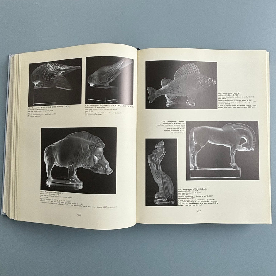 René Lalique - Catalogue raisonné de l'oeuvre de verre - Les éditions de l'amateur 1989 - Saint-Martin Bookshop