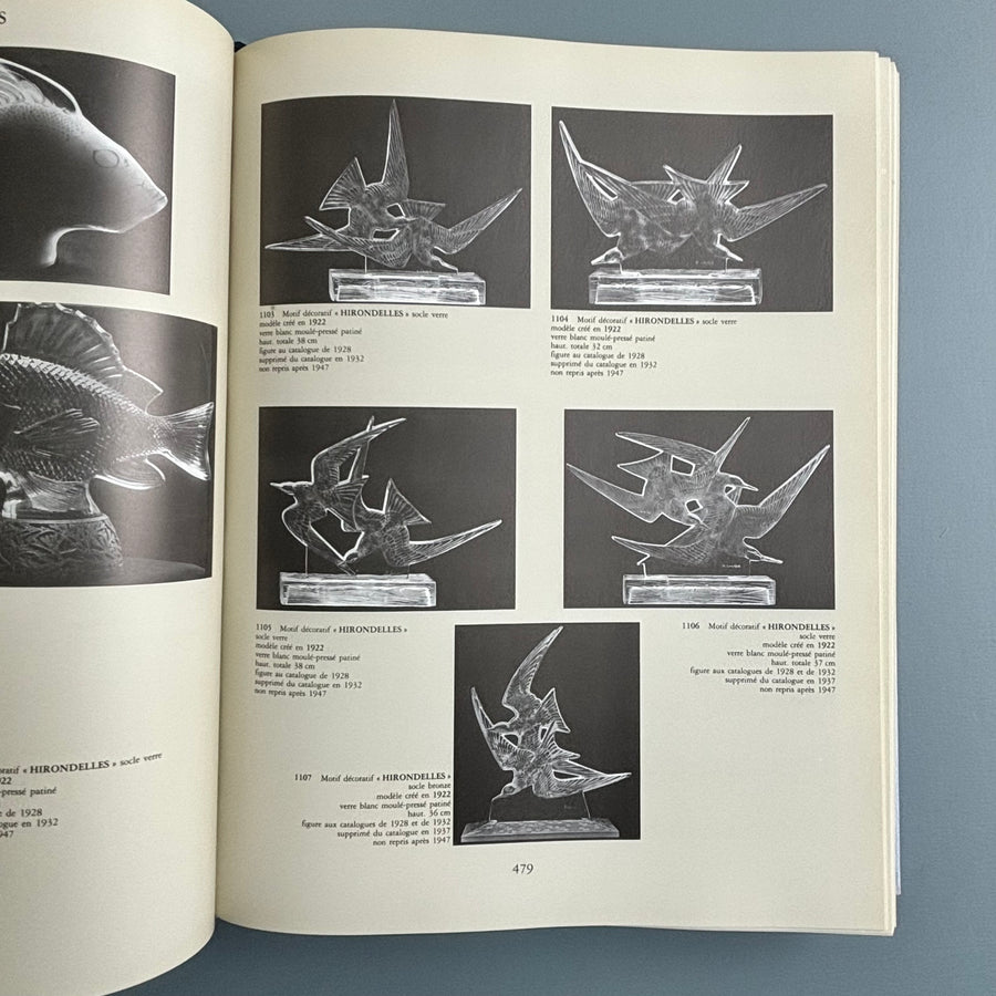 René Lalique - Catalogue raisonné de l'oeuvre de verre - Les éditions de l'amateur 1989 - Saint-Martin Bookshop