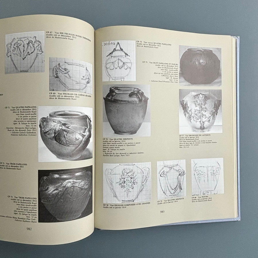 René Lalique - Catalogue raisonné de l'oeuvre de verre - Les éditions de l'amateur 1989 - Saint-Martin Bookshop