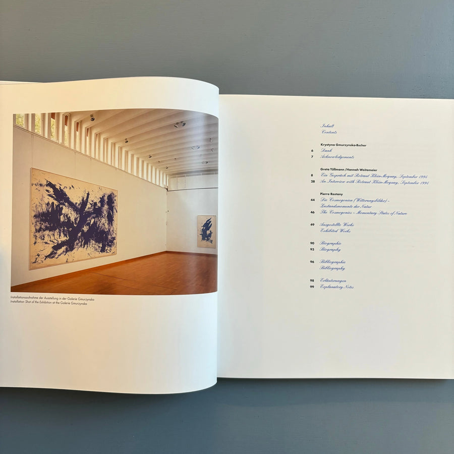 Yves Klein - Le dépassement de la Problématique de l'Art - Galerie Gmurzynska 1994 - Saint-Martin Bookshop