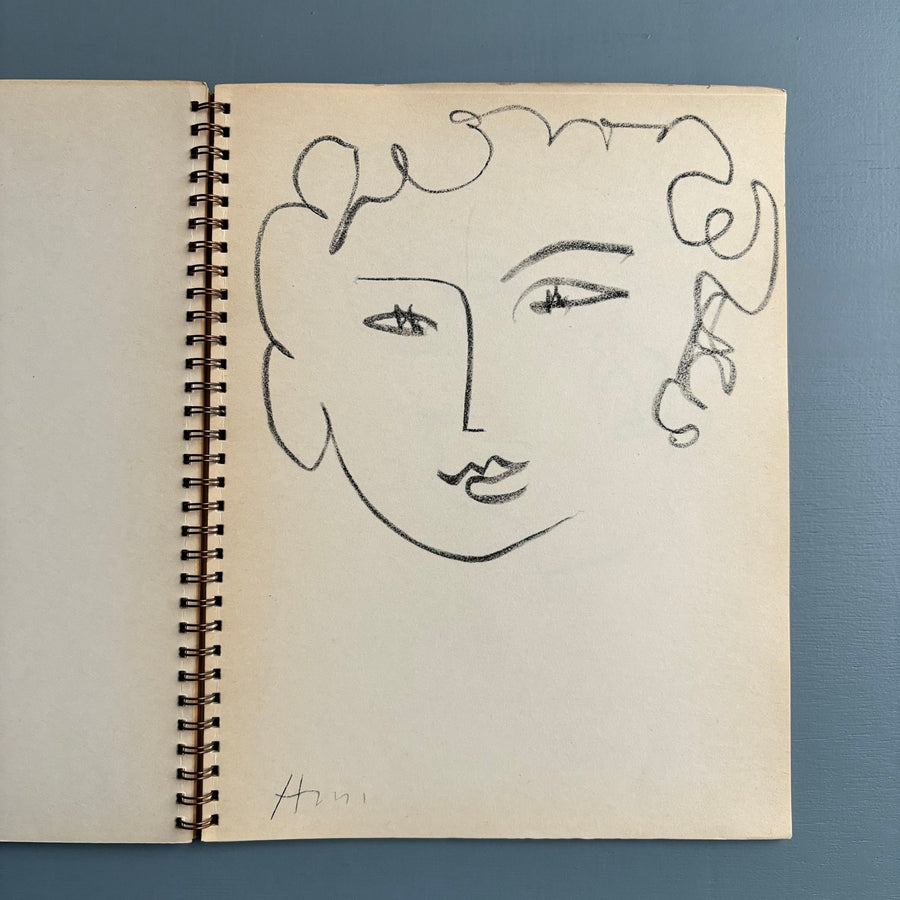 Henri Matisse, carnet de dessins - Huguette Berès and Berggruen & Cie 1955 - Saint-Martin Bookshop