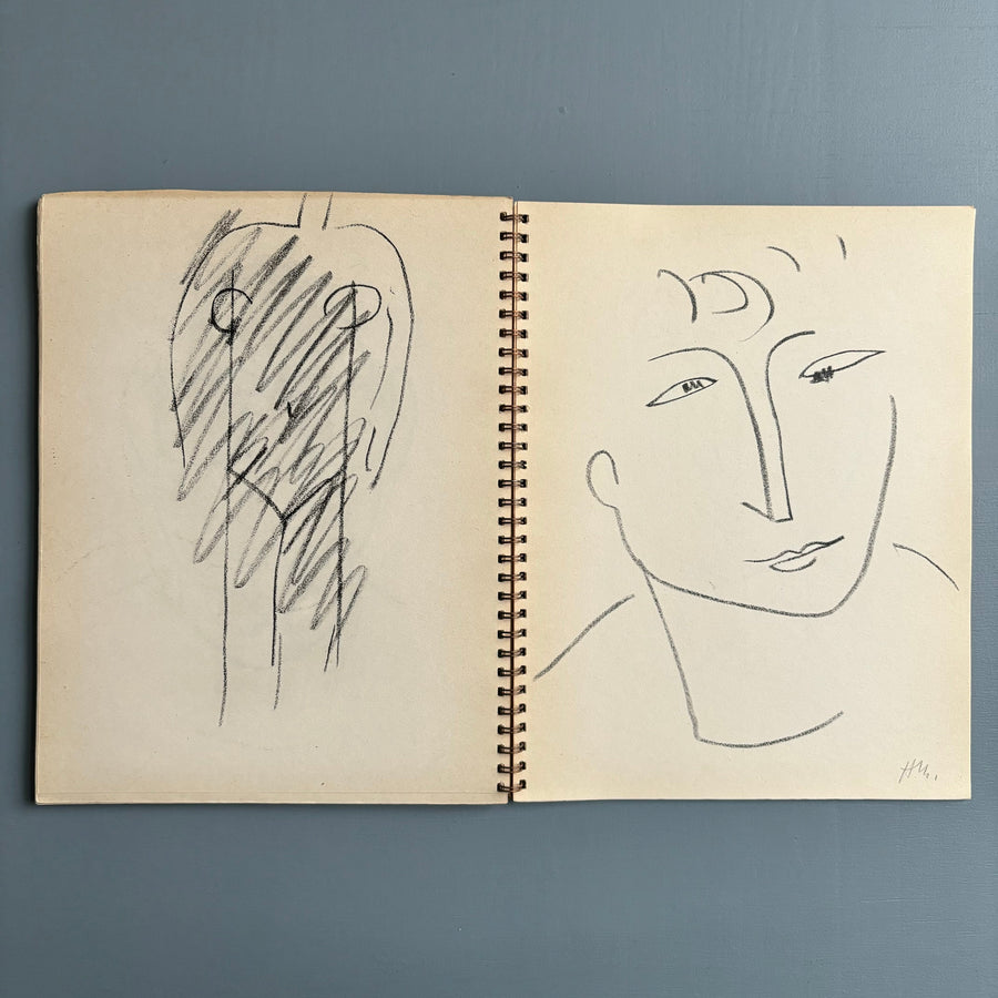 Henri Matisse, carnet de dessins - Huguette Berès and Berggruen & Cie 1955 - Saint-Martin Bookshop